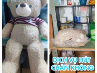 Dịch vụ hút chân không gấu bông tại dịch vụ hút chân không tphcm